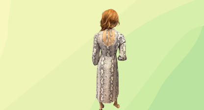 Piper Dress RRP $119.95 - Size 8 - Snake Print