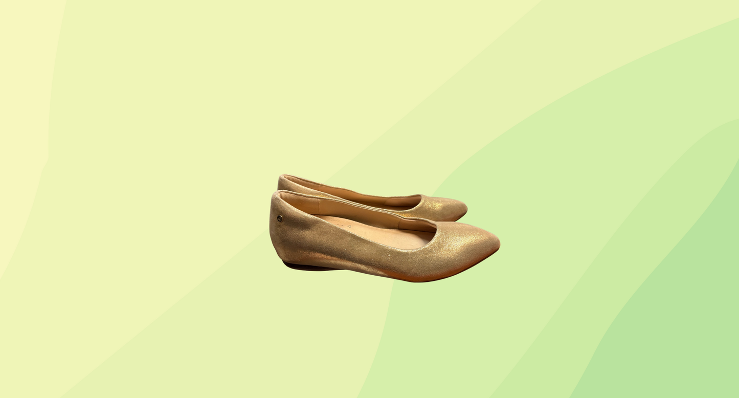 Frankie4 Poppy Flat - Size 8 - Gold