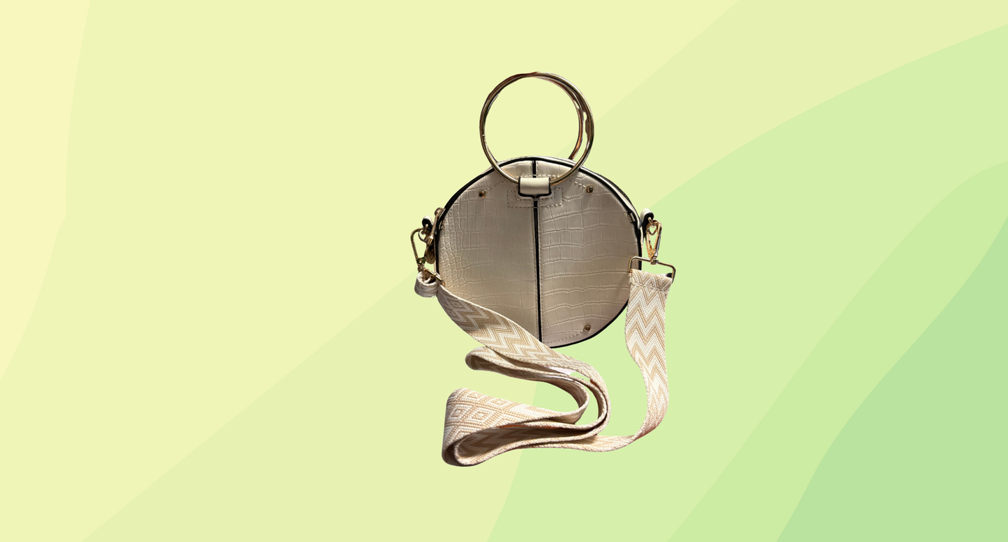 River Island Round Crossbody Bag - White