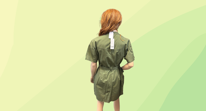 French Connection Cargo Dress with Belt RRP $ 149.95 - Size 10 - Khaki