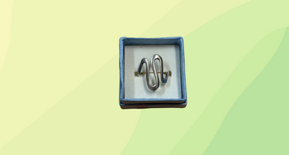Silver Ring - Large Swirl - Size 'O'
