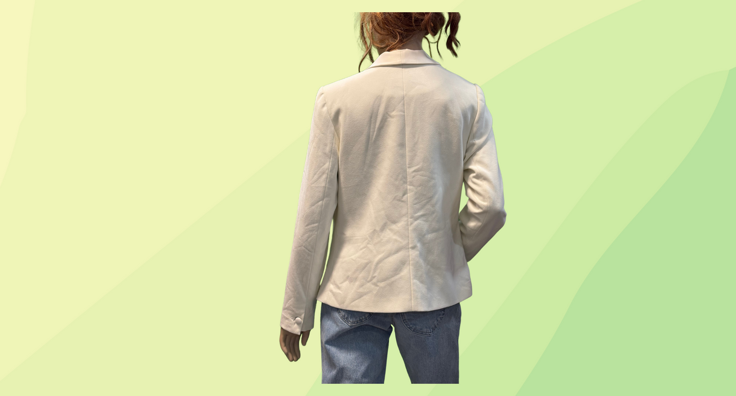 Scotch & Soda Maison Scotch - Blazer - Size 4 - Off White