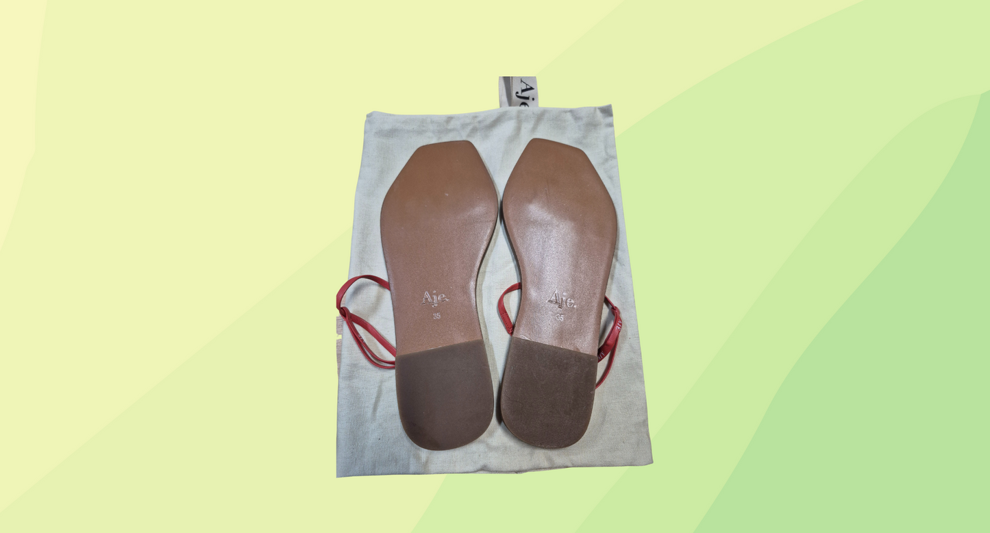 Aje Silvatica Fine Sandal - Size 35 - Coral
