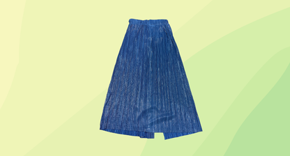 Sabina Musayev Pleated Skirt - XL - Blue