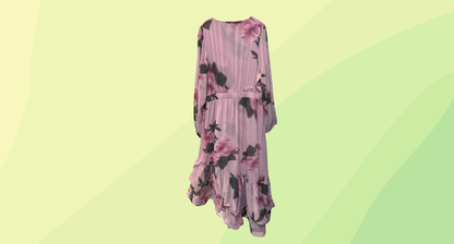 City Chic Annalise Print Maxi RRP $159.95 - XL - Soft Romance Pink