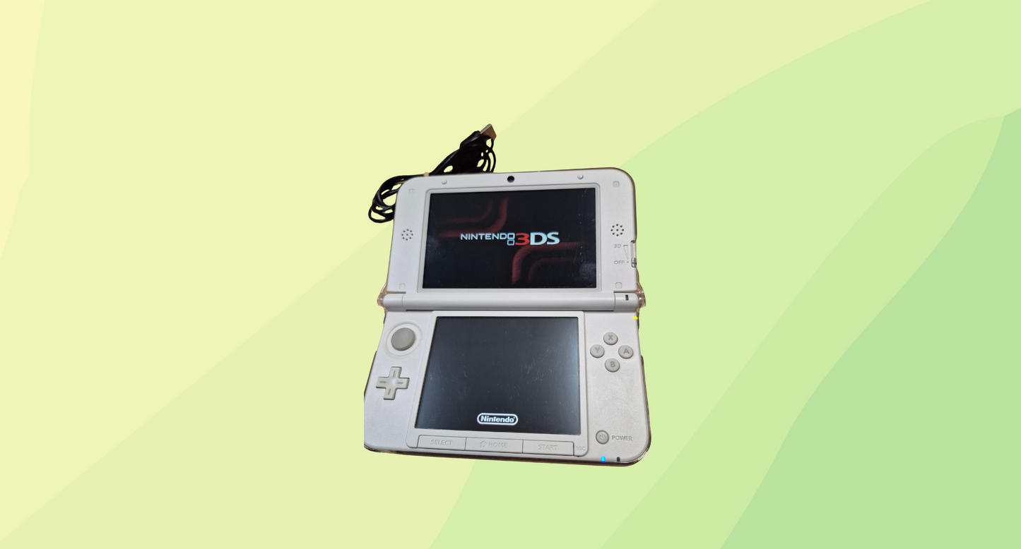 Nintendo 3DS LL Console w/Acc. & 4 Japanese Games