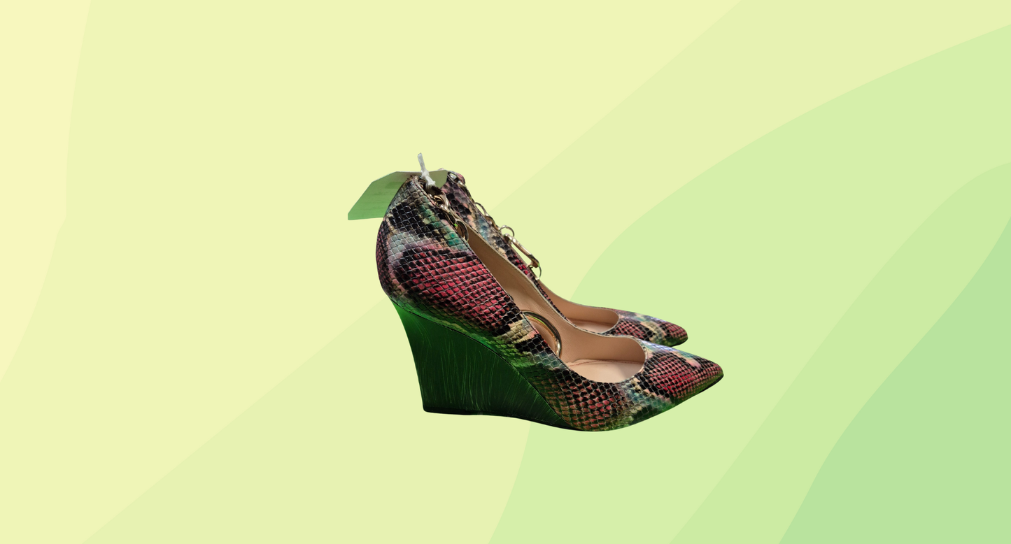 Beautiisoles Wedge - Size 7 - Colour Snake