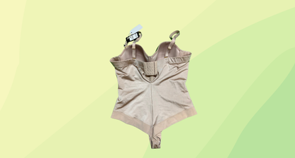 City Chic Boudoir Smooth & Chic Strapless Bodysuit - Size 22B - Latte