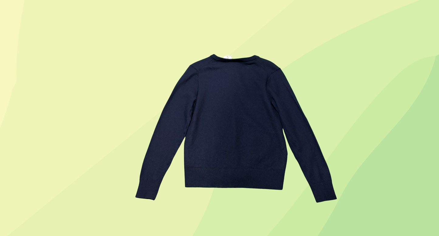 Rodd & Gunn Mens Merino Wool Knit V-Neck Pullover - M - Navy