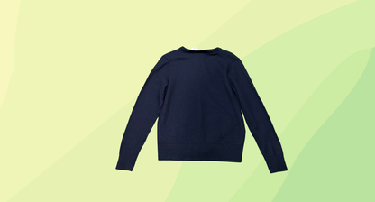 Rodd & Gunn Mens Merino Wool Knit V-Neck Pullover - M - Navy