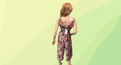 Sheike Hannah Floral Jumpsuit RRP $159.95 - Size 10 - Floral