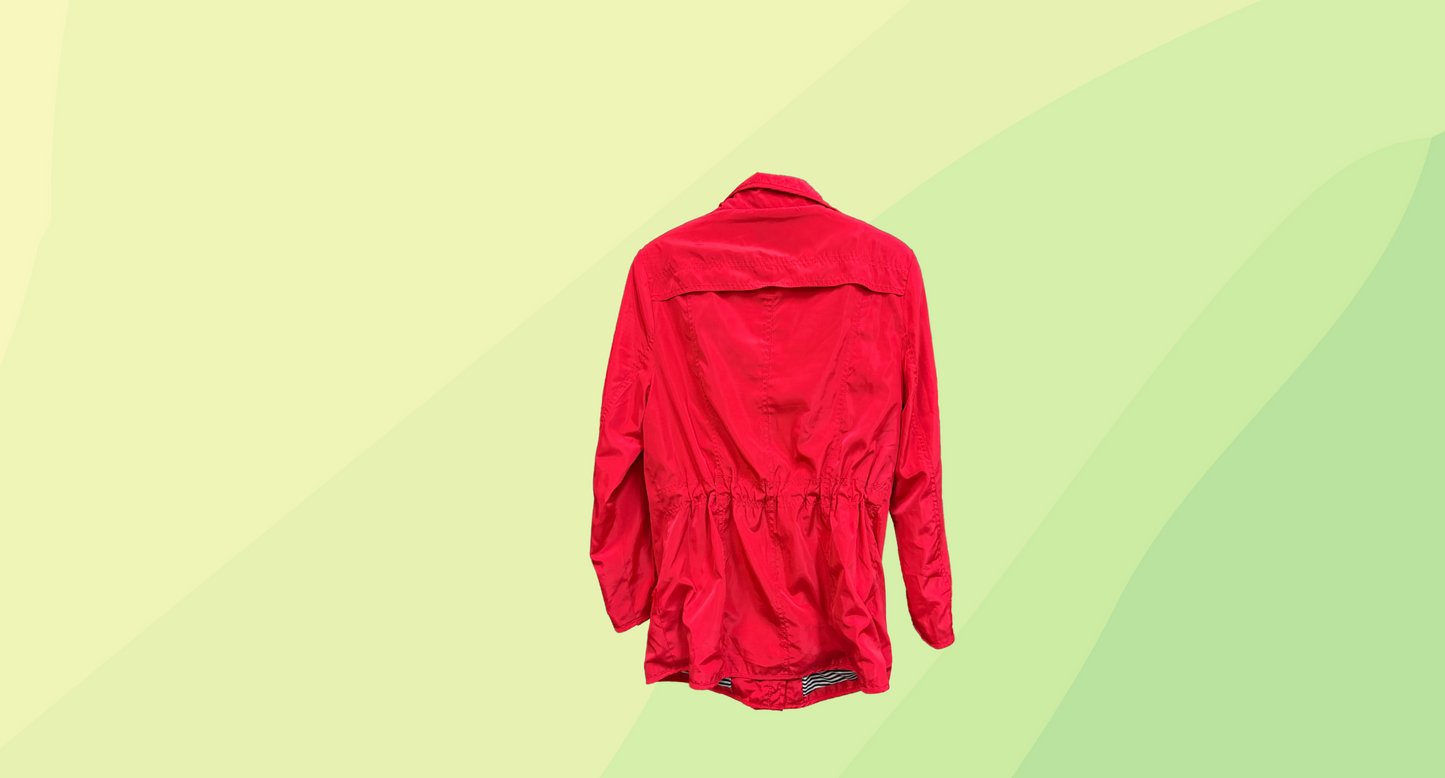 Maggie T Zip Up Coat - Size 8 - Red