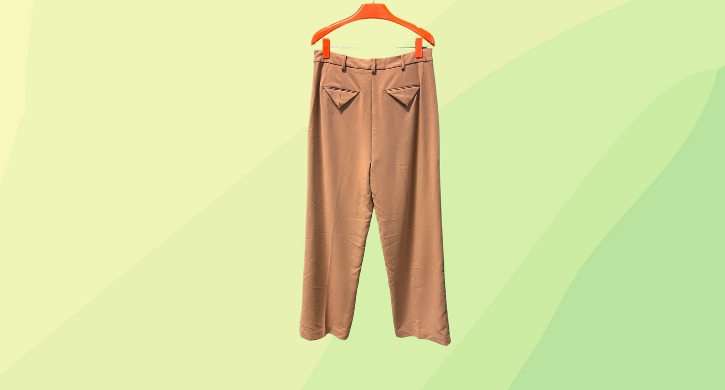 Witchery Straight Leg Pant RRP $149.95 - Size 14 - Camel