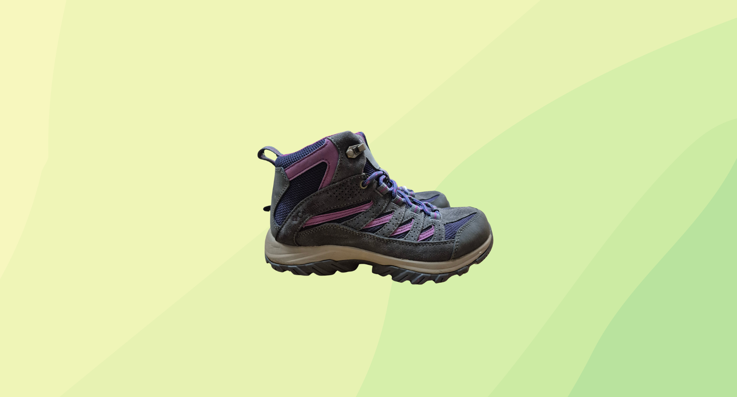 Columbia Hiking Boot - US 6.5 - Grey/Purple