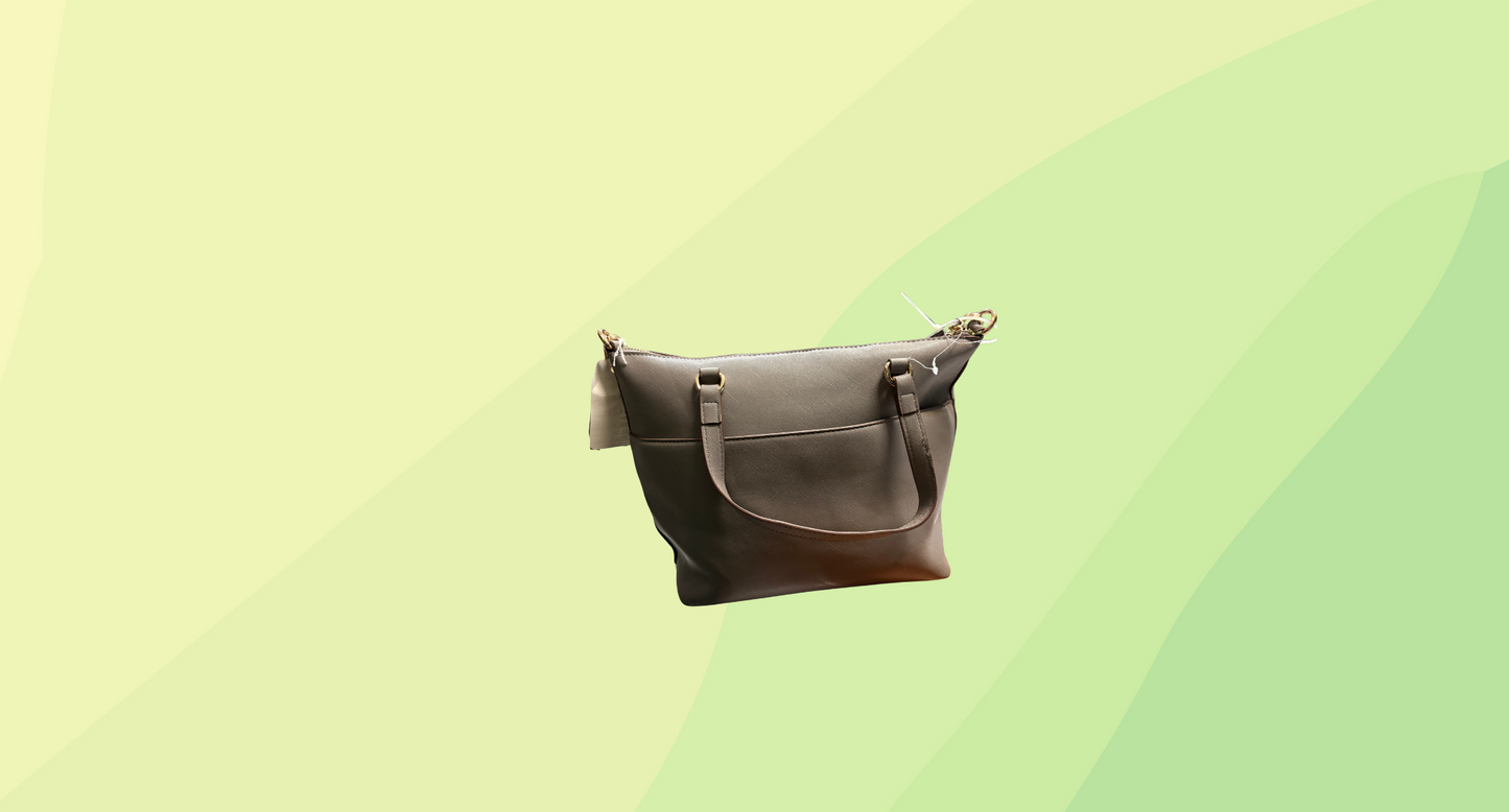 Anne Klein Bag w/Matching Coin Purse - Grey