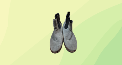 Wild Rhino Richmond Suede Chelsea Boot RRP $199.95 - Size 46 - Grey