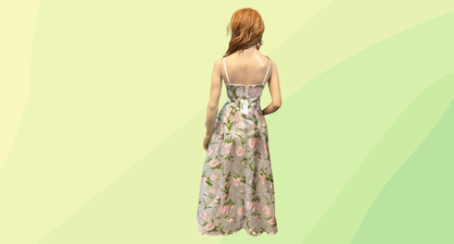 Romance by Honey & Beau Sophie Maxi Dress RRP $245.95 - Size 10 - White/Floral