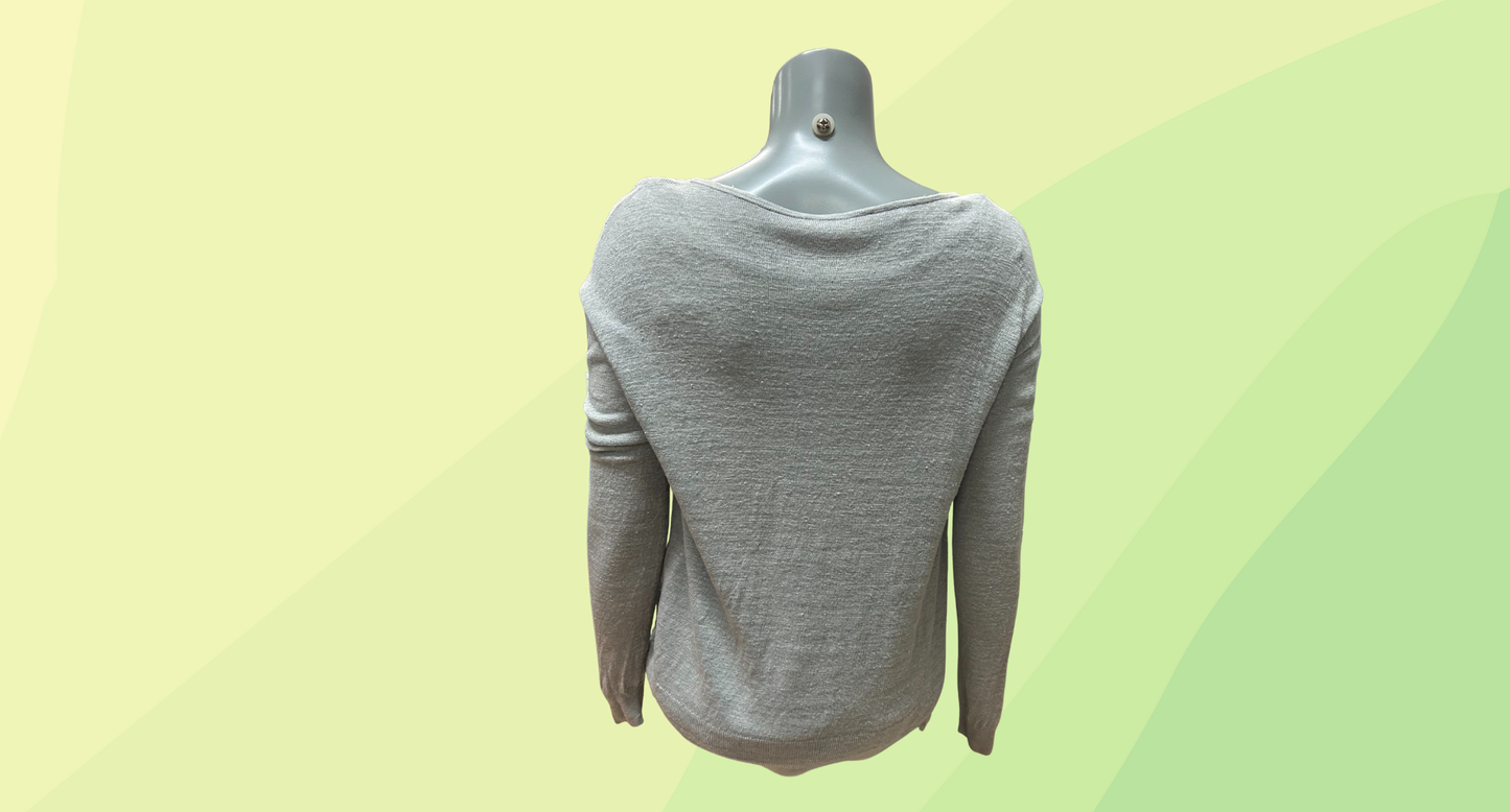 Hugo Boss Knit Top with Slip - S - Grey