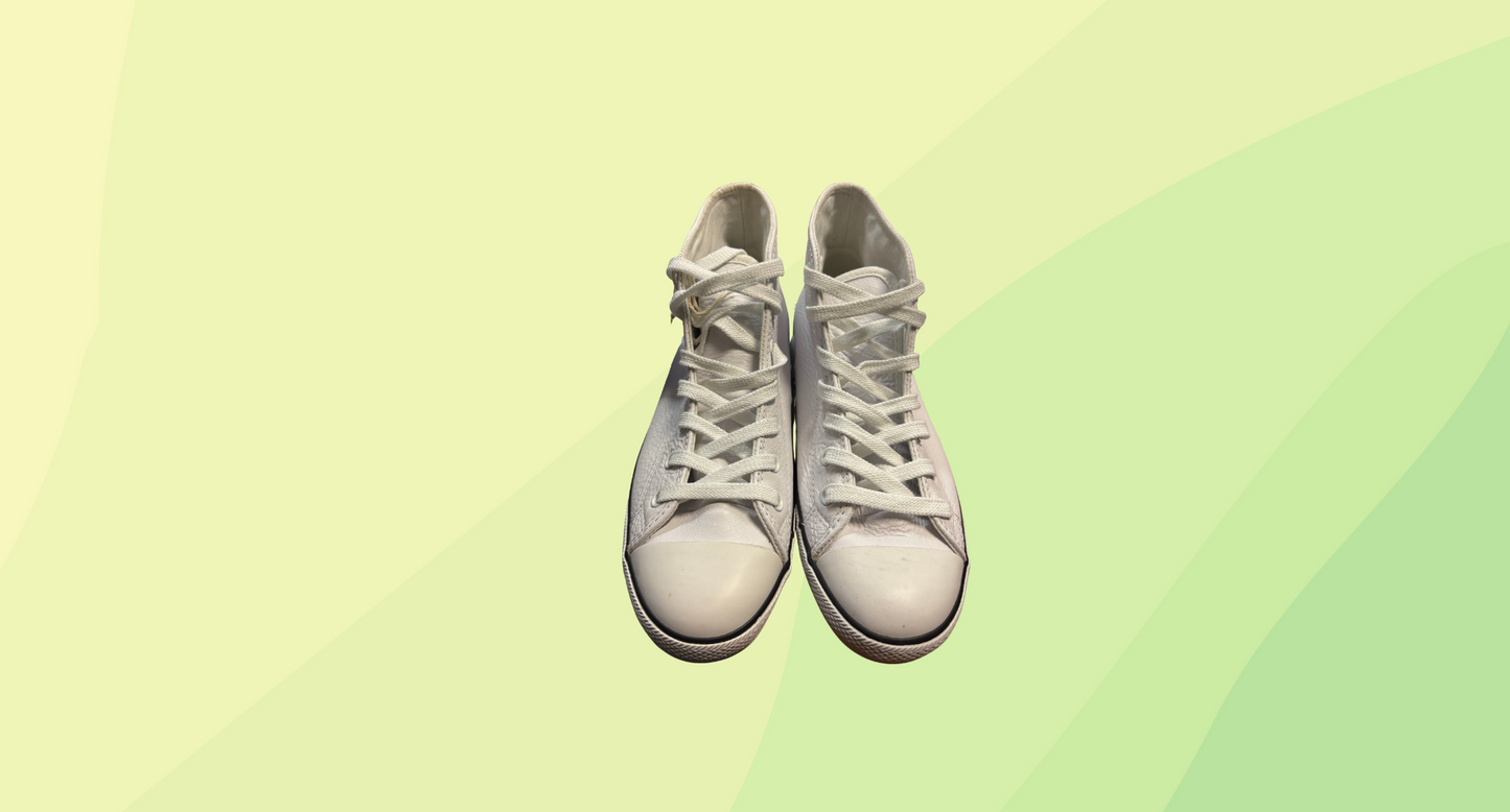 Converse Mens Pro Hi Leather Shoe - M9 - White