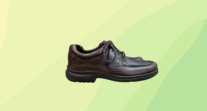 Rockport Walkability Men's leather Moc Toe Shoe - Size 7.5 - Brown