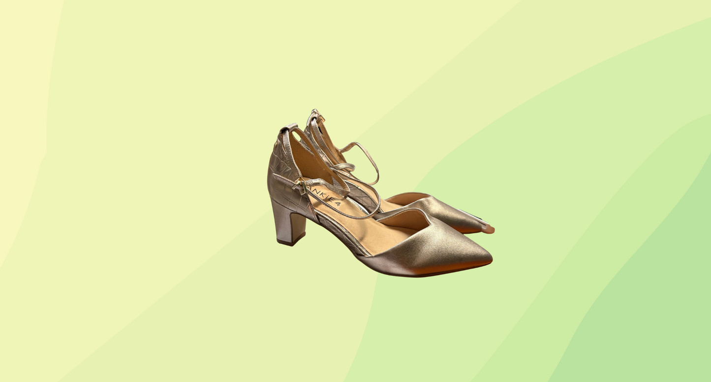 Frankie4 Tessa II Heel - Size 9 - Chrome