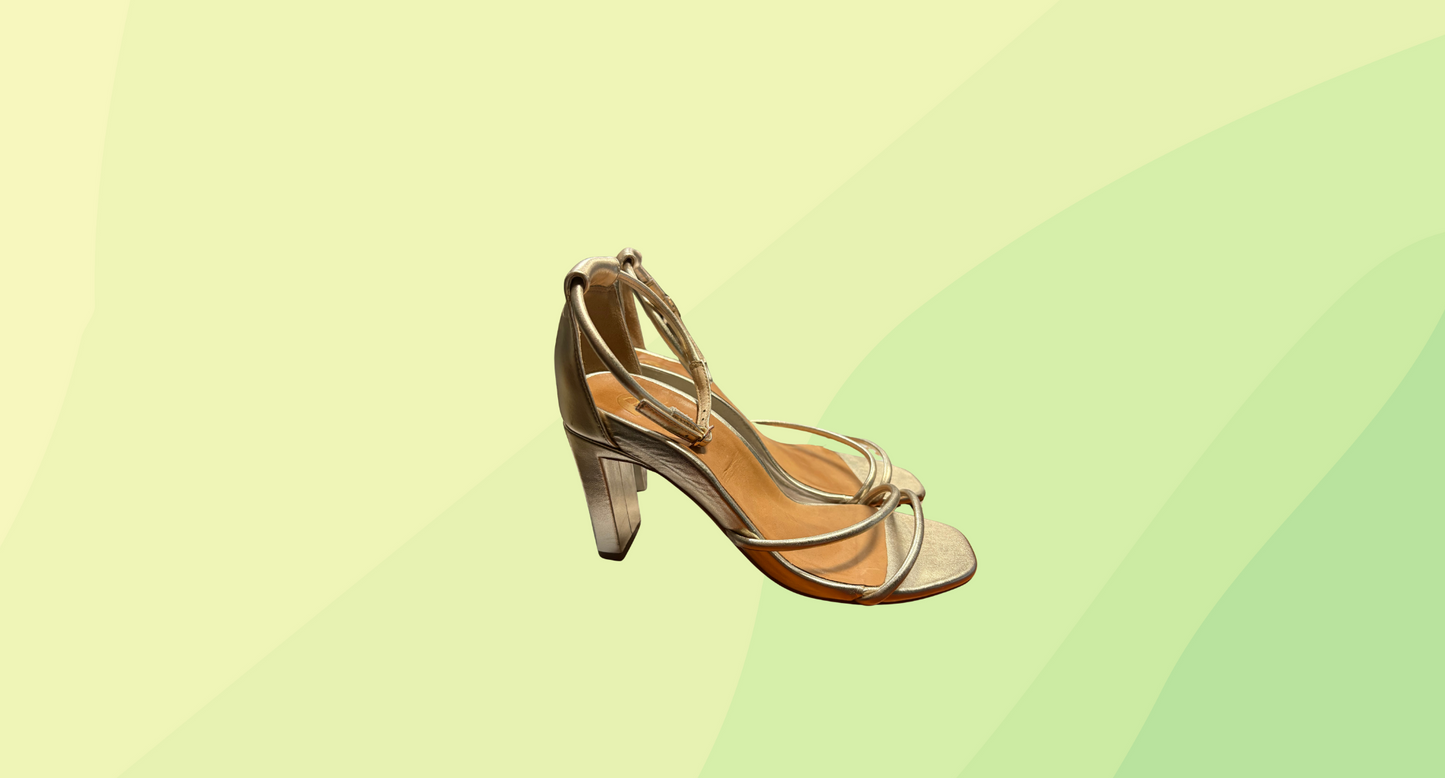 Bared Heels - Size 39 - Gold