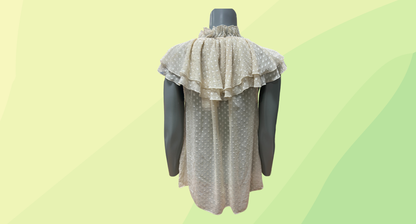 Rodeo Show Nell Top RRP $169.95 - Size 8 - Cream