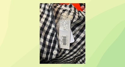 Zjoosh Angelina Long Sleeve Dress - XL - Black/White Check - RRP $229