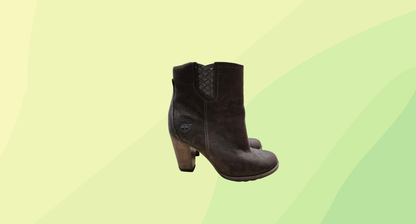 Timberland Heeled Ankle Boot - US 7 - Brown