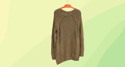 Lost In Lunar Sweater - Size 8 - Khaki Green