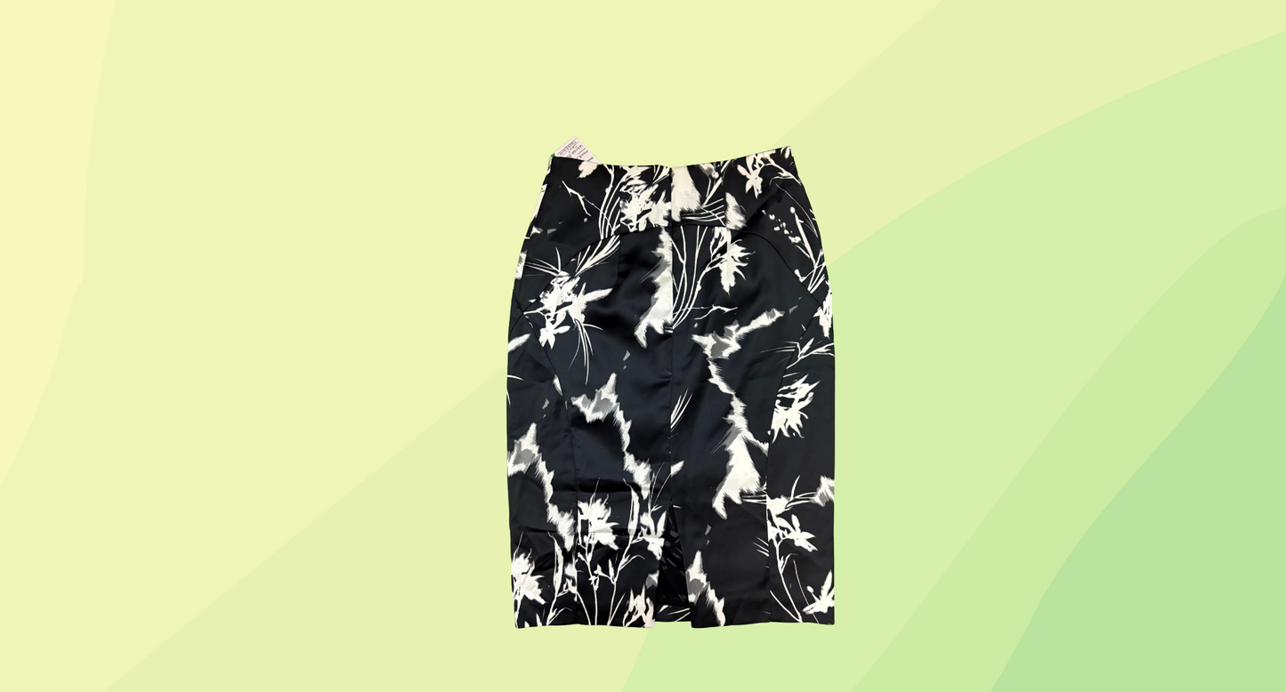 Veronika Maine Skirt - Size 10 - Black/White