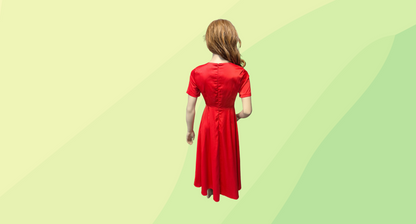PassionFusion Charlotte Midi Dress RRP $99.95 - Size 8 - Red