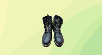 Dr Martens Unisex Sinclair Milled Nappa Boots - Size 7 - Black