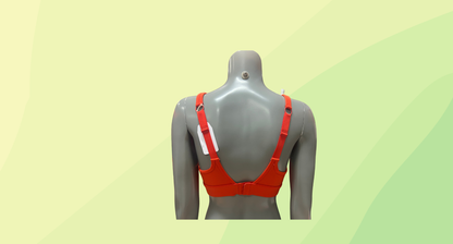 Lorna Jane Scrunch Compress Sports Bra - S - Orange