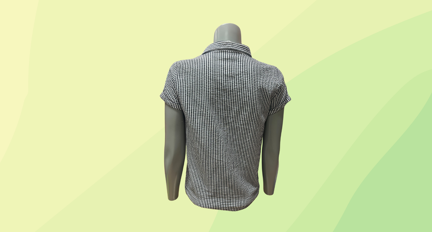 Karl Marc John Shirt - M - Blue/White Stripe