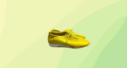 Arche Leather Lace Up Shoes - Size 41 - Lime