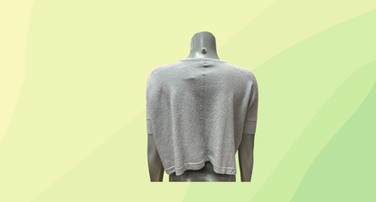 Kenzo Paris Knit Crop Top - M - Grey