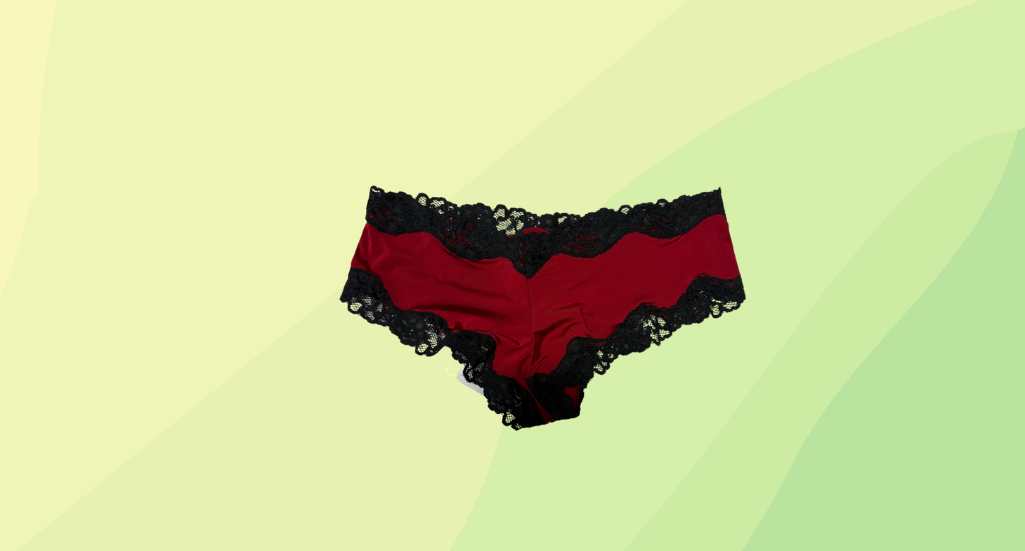 La Senza Panty - S - Red/Black