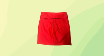 Armani Exchange Mini Skirt - Size 2 - Red