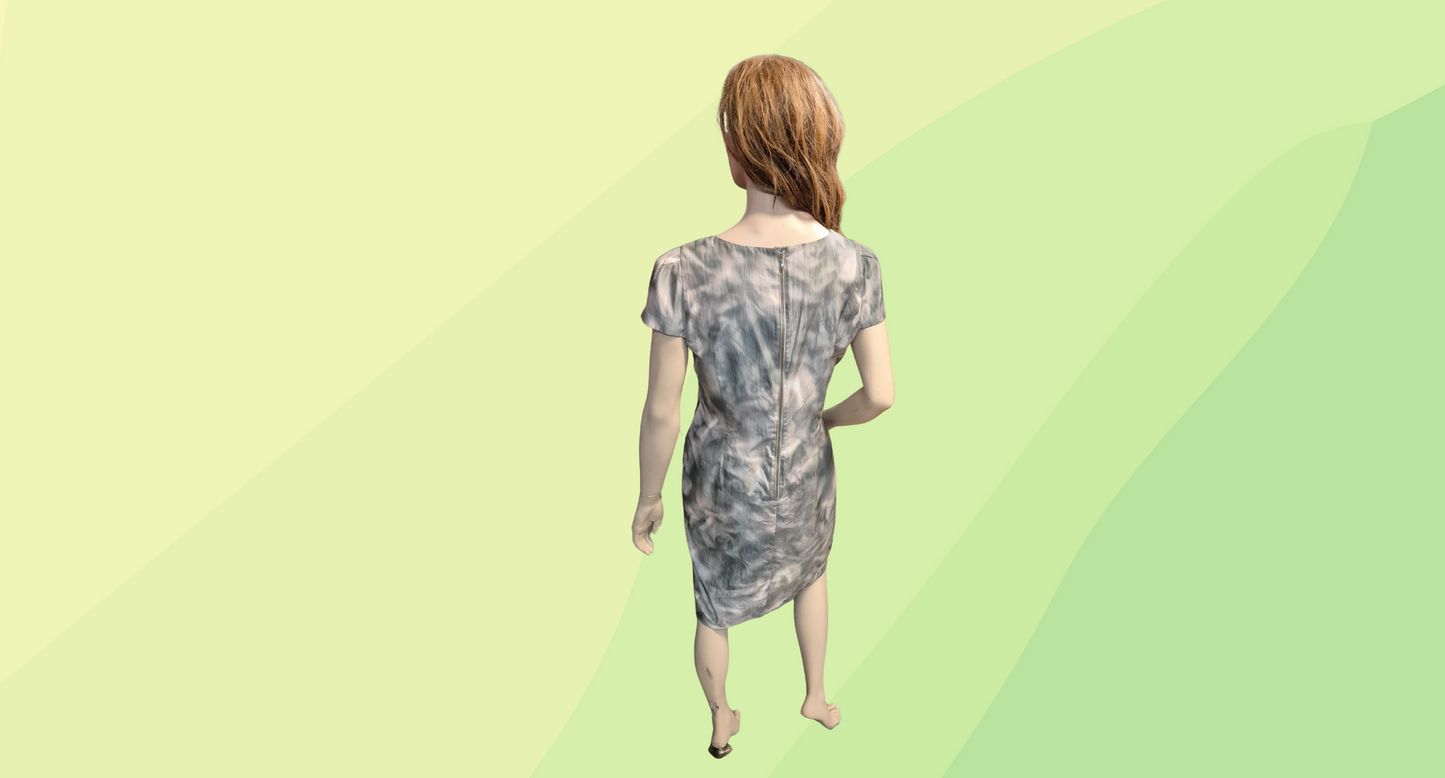 G2 by George Gross Cap Sleeve Dress RRP $429 - Size 14 - Stone