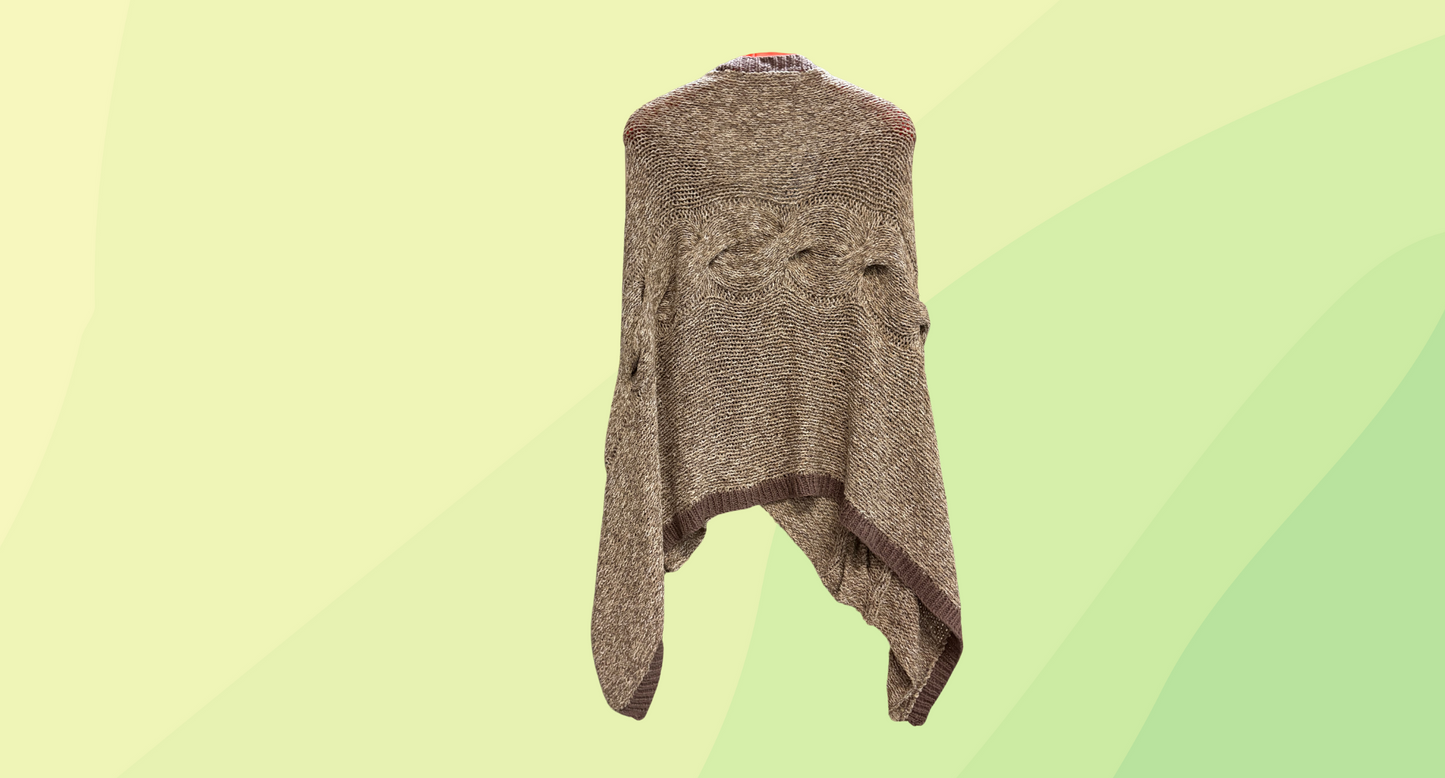 Mimco Knit Shawl - OS - Brown