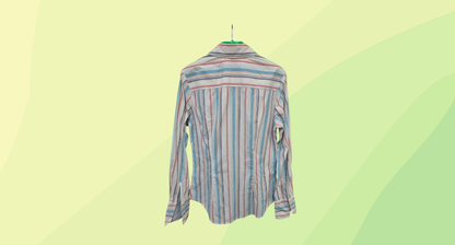 Tommy Hilfiger Blouse - Size 6 - White/Multi Stripe