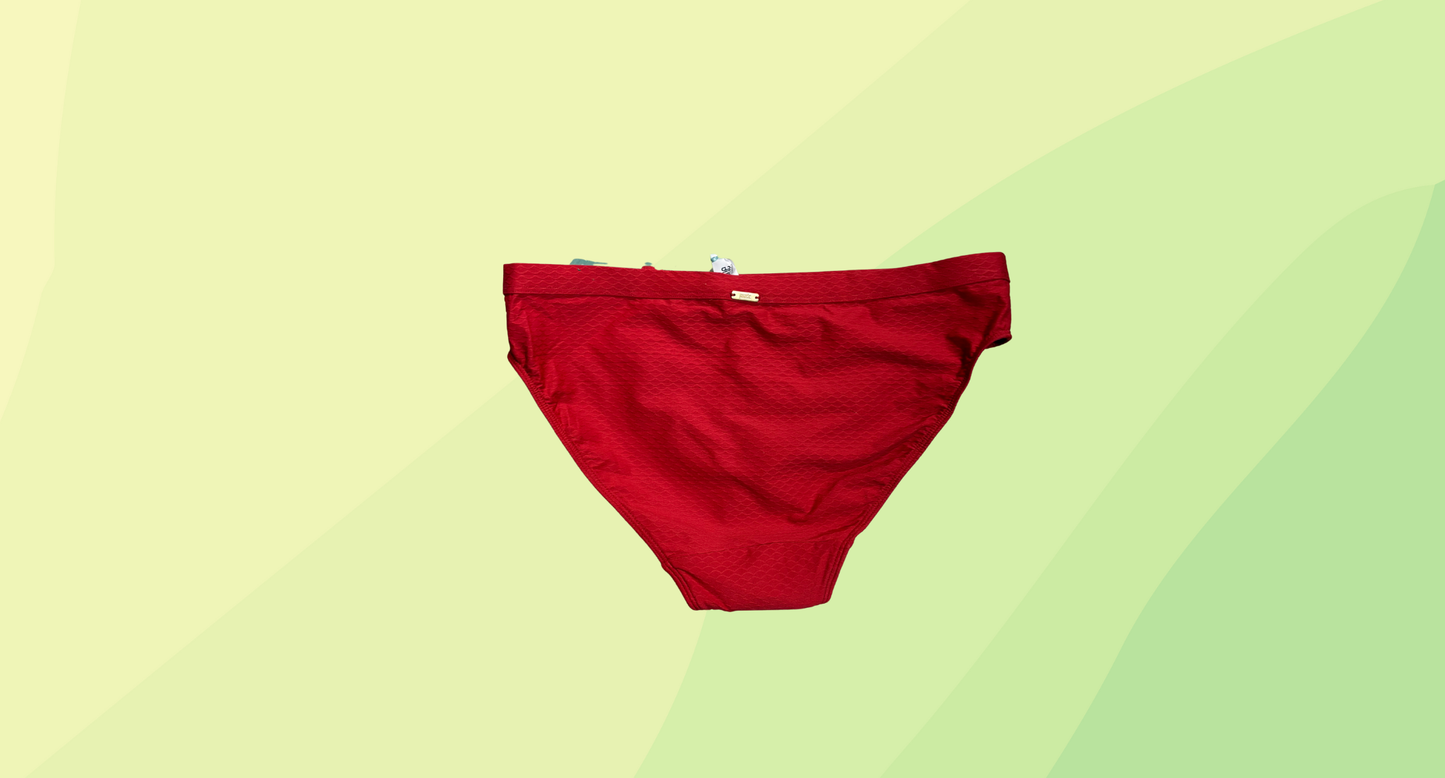 Panache Swim Marianna Bikini Bottom - Size 10 - Crimson