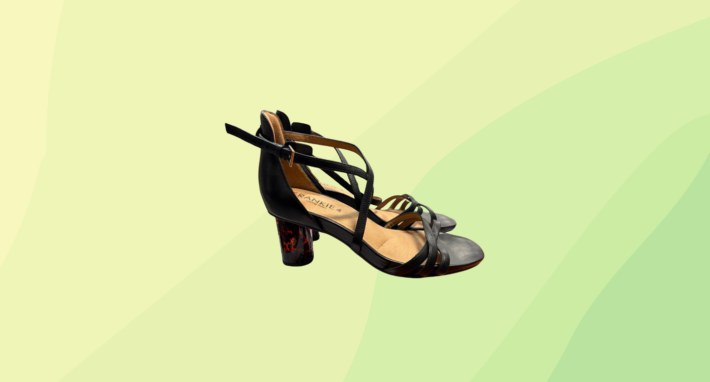 Frankie4 Resin Heel - Size 9 - Black