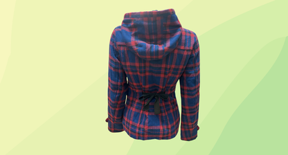 Roxy Pin Up Jacket RRP $119.99 - XS - Red/Blue