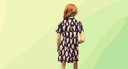 Gorman Loop De Loop Dress - Size 6 - Pink/Black