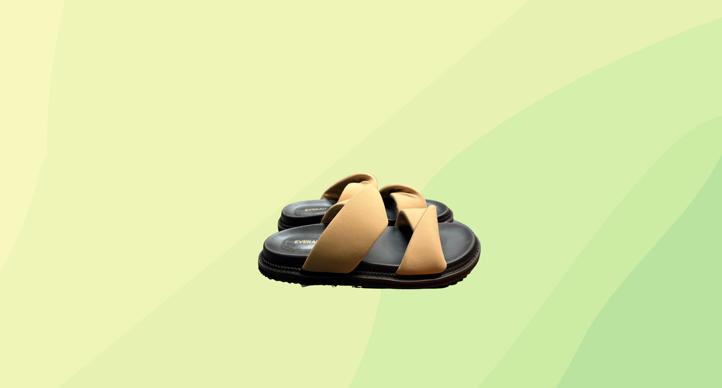 Everau Eloise In Umber Slip On Shoe RRP $249 - Size 10 - Tan/Black