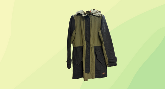 Ripcurl Parka - Size 10 - Khaki Green/Black