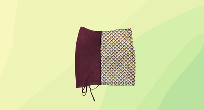 Bec & Bridge Marcella Mini Skirt RRP $155 - Size 6 - Siena Geo Plum