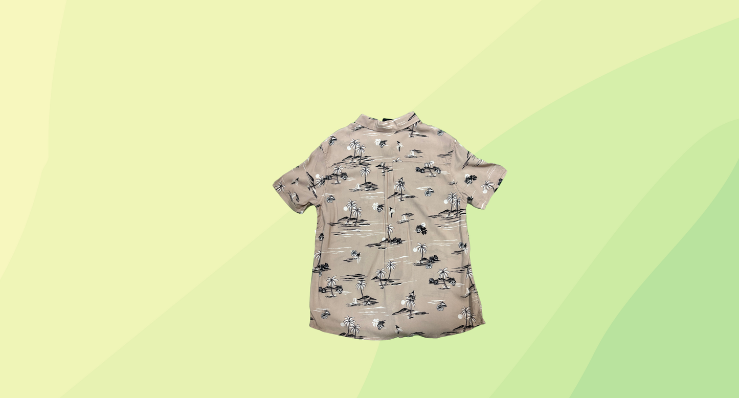 Ripcurl Party Pack S/S Boys Shirt RRP $59.99 - Kids 12 - Taupe